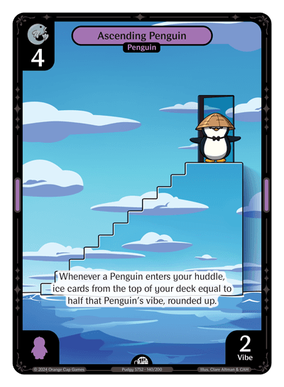 Ascending Penguin Holo - Enter The Huddle