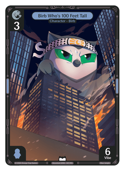 Birb Who's 100 Feet Tall