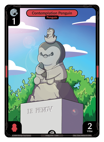 Contemplation Penguin Holo - Enter The Huddle