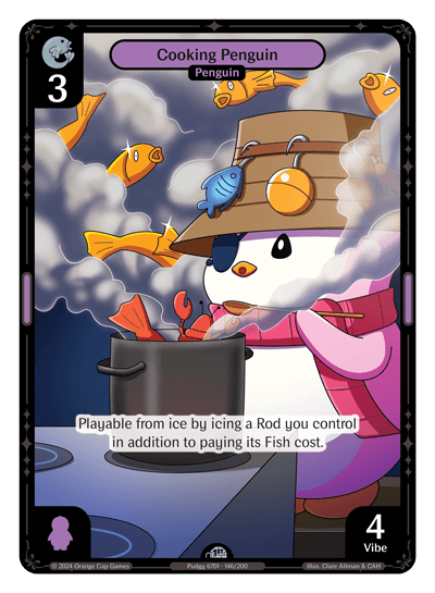 Cooking Penguin Holo - Enter The Huddle