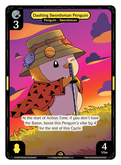 Dashing Swordsman Penguin