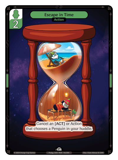 Escape in Time