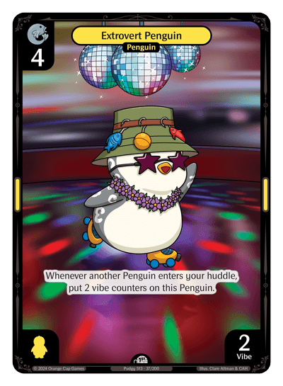 Extrovert Penguin Holo - Enter The Huddle
