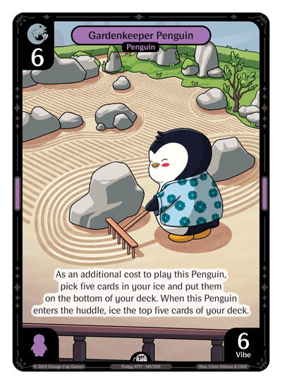 Gardenkeeper Penguin Holo - Enter The Huddle