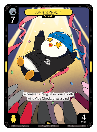 Jubilant Penguin Holo - Enter The Huddle