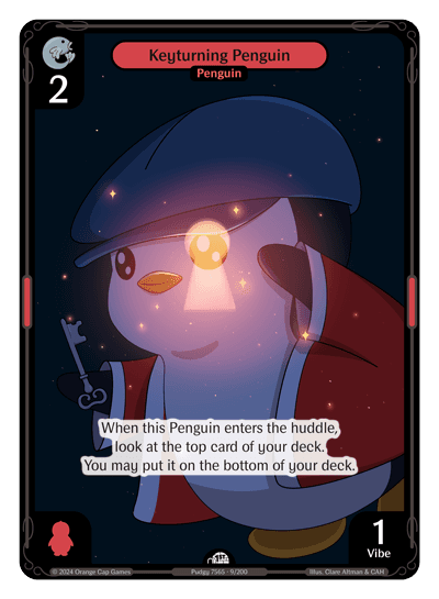 Keyturning Penguin
