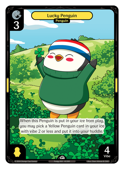 Lucky Penguin Holo - Enter The Huddle
