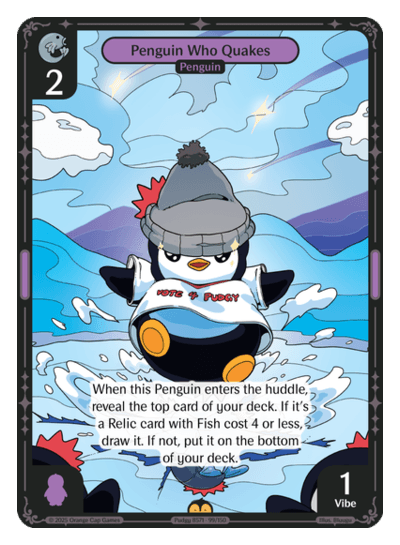 Penguin Who Quakes