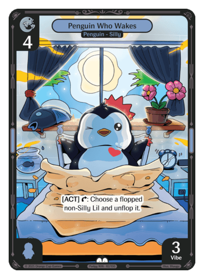 Penguin Who Wakes
