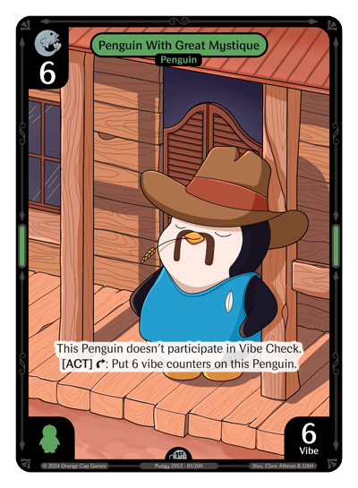 Penguin With Great Mystique