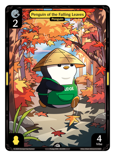 Penguin of the Falling Leaves