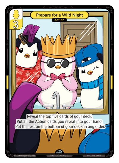 Prepare for a Wild Night Holo - Enter The Huddle