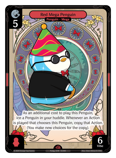 Red Mega Penguin - Enter The Huddle