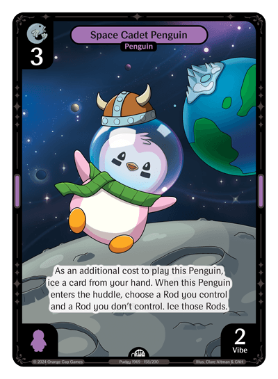 Space Cadet Penguin Holo - Enter The Huddle