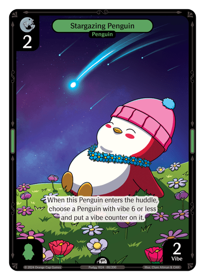 Stargazing Penguin