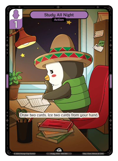 Study All Night Holo - Enter The Huddle