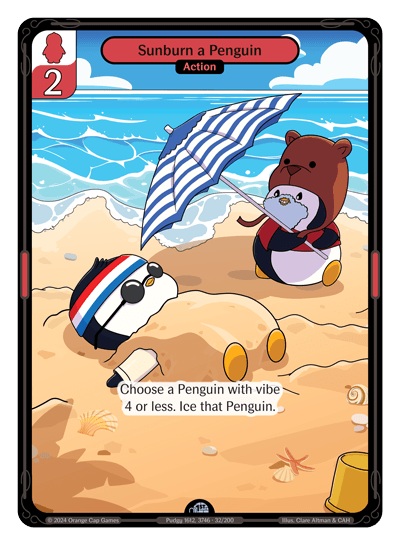 Sunburn a Penguin Holo - Enter The Huddle