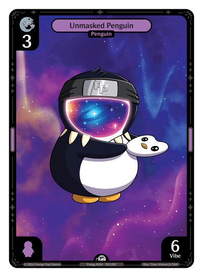 Unmasked Penguin Holo - Enter The Huddle