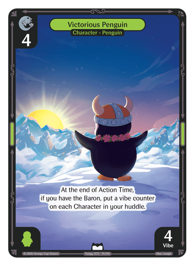 Victorious Penguin