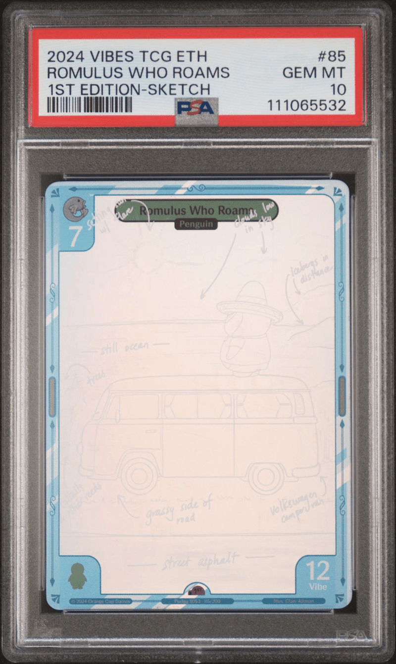 PSA 10 sketch, Romulus Who Roams