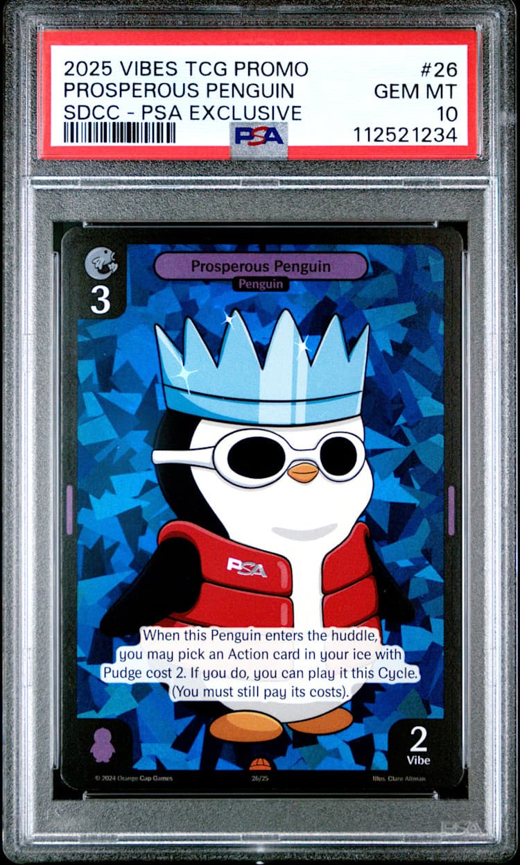 PSA 10 Prosperous Penguin Promo