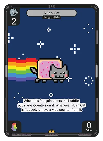 Nyan Cat from Legend of the Lils, the first ever Secret Rare!