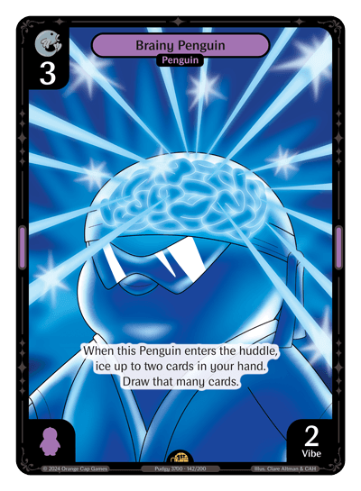 Brainy Penguin Holo - Enter The Huddle