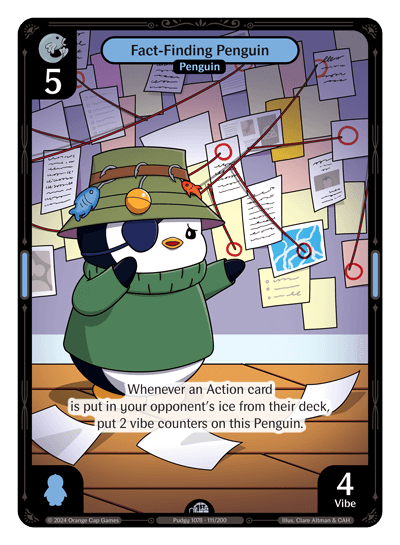 Fact-Finding Penguin Holo - Enter The Huddle