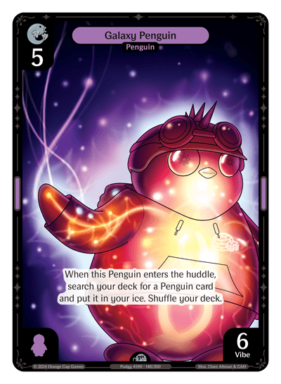 Galaxy Penguin Holo - Enter The Huddle