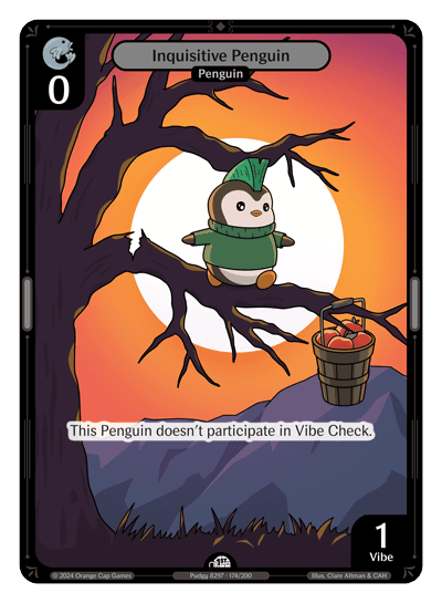 Inquisitive Penguin Holo - Enter The Huddle