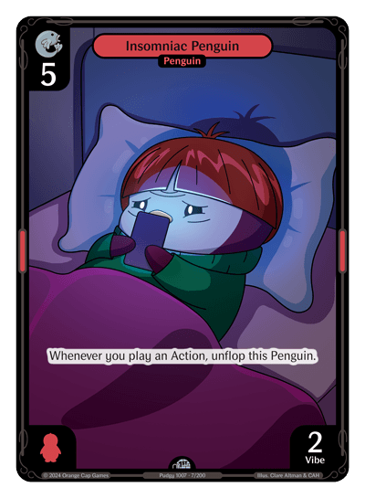 Insomniac Penguin Holo - Enter The Huddle