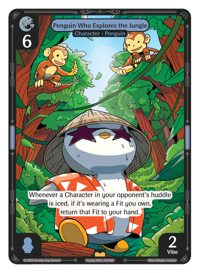 Penguin Who Explores the Jungle