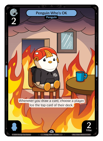 Penguin Who's OK Holo - Enter The Huddle