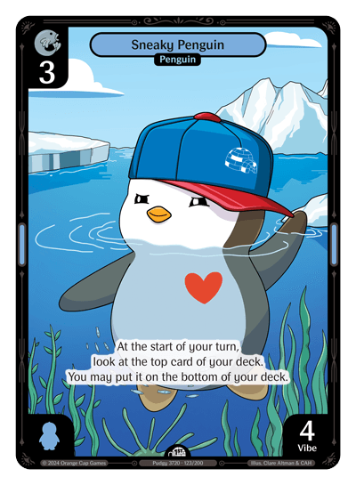 Sneaky Penguin Holo - Enter The Huddle